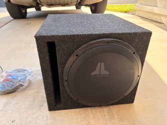 JL Audio Subwoofer in Ported Enclosure Box