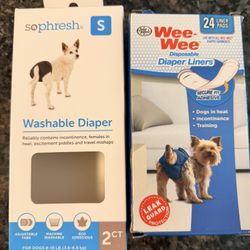 Dog’s Diaper And Liners. 