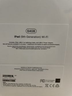 2021 Apple 10.2-inch iPad Wi-Fi 64GB - Space Gray (9th Generation) 
