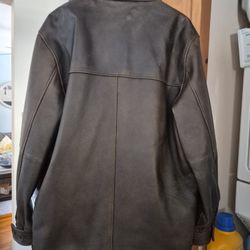 Men's Leather Coat