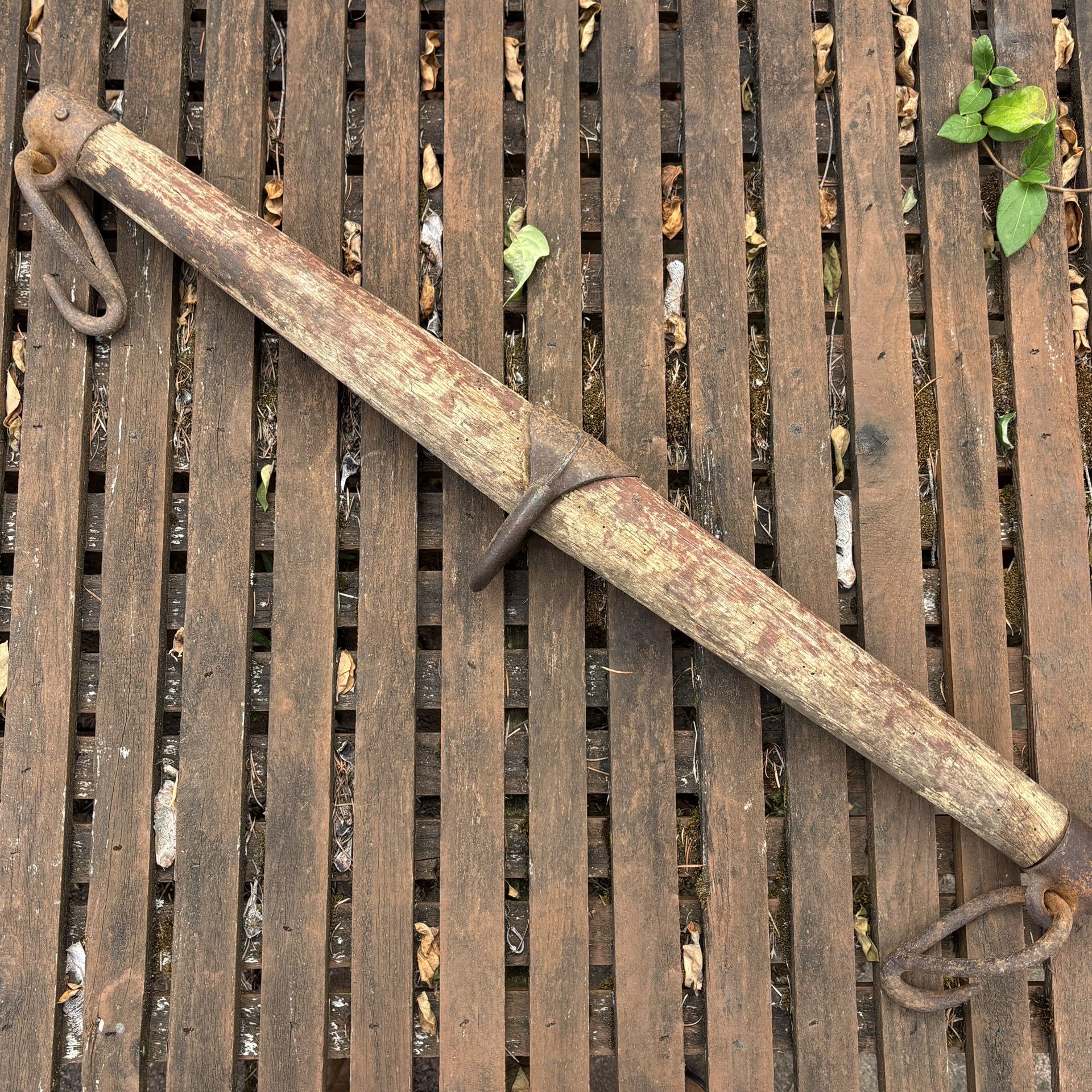 Vintage Wooden Ox Yoke