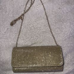 Elegant Gold Chain Clutch