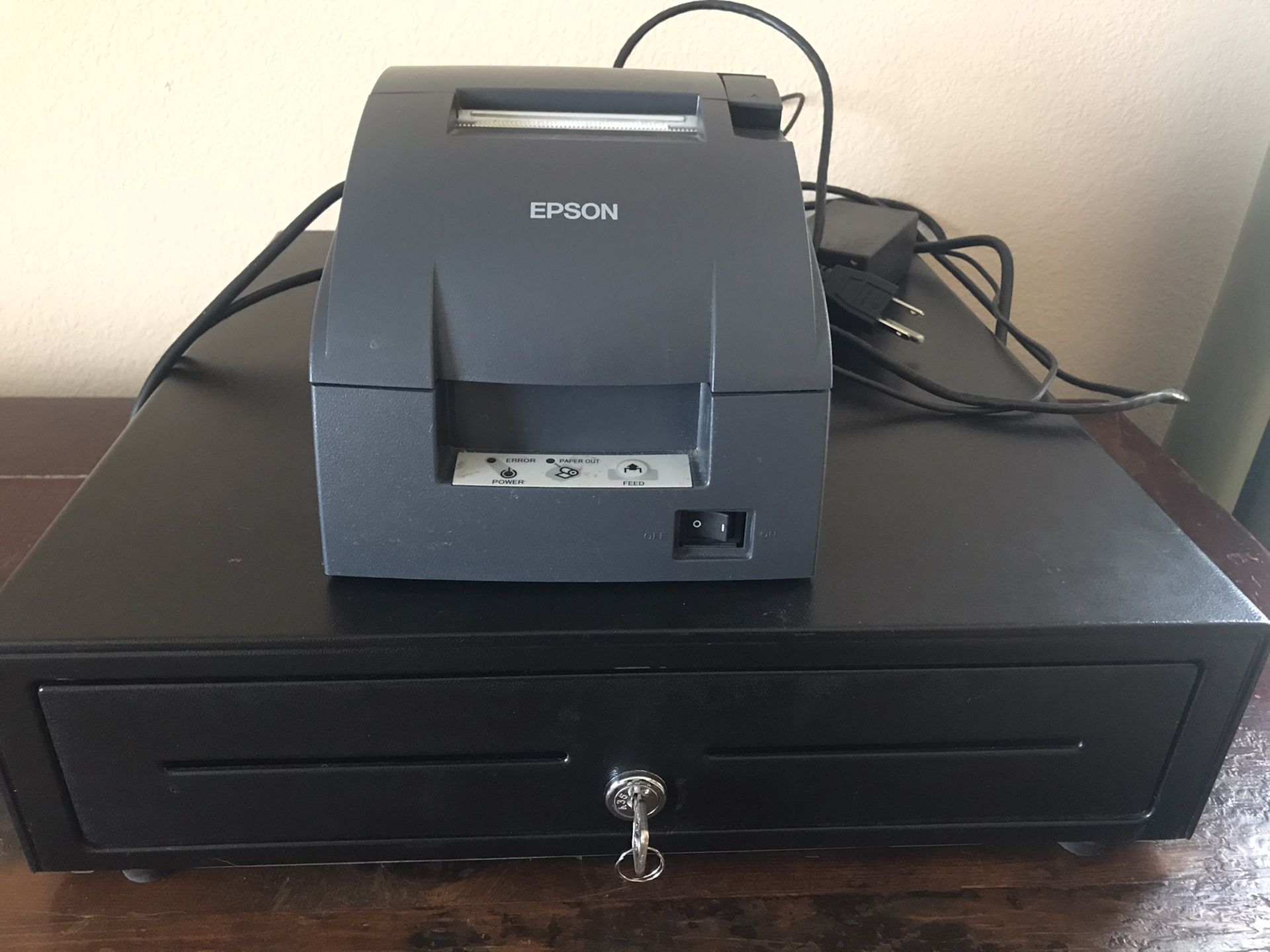 Epson thermal printer with APG cash drawer