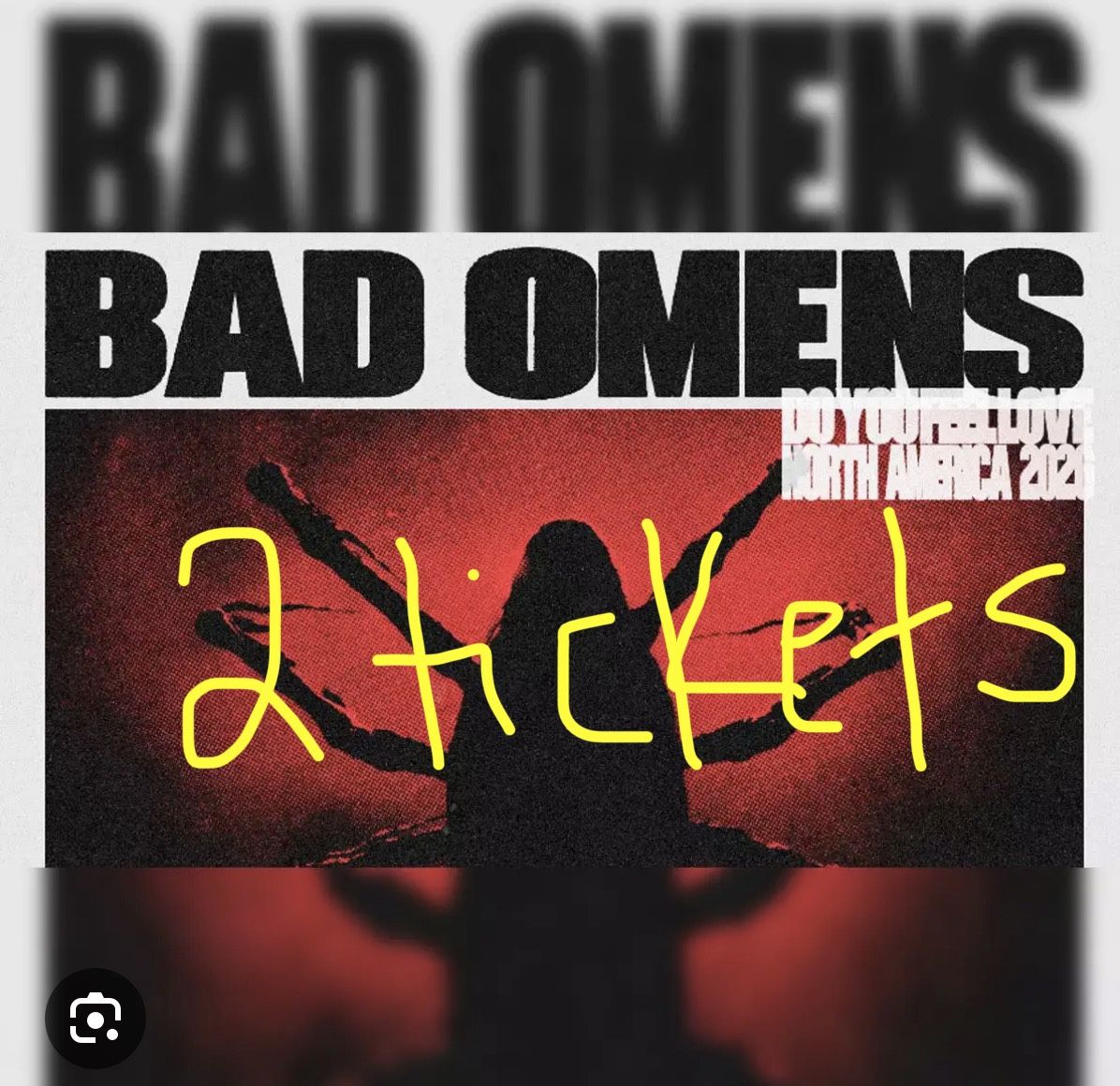 Bad Omens Phoenix 2 Tickets