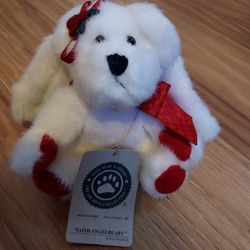 Faith Angelbeary 6” Boyd’s Bear Plush Vintage Ornament Holiday Collectible