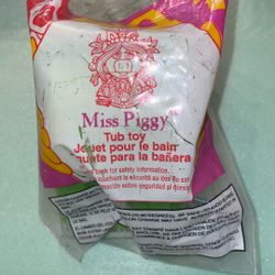 McDonald’s Miss piggy colored, changing tub toy
