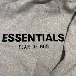 Dark Grey Essentials Hoodie