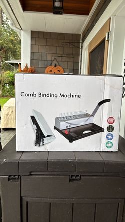 Comb Binding Machine