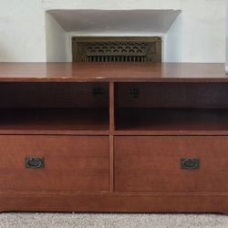 Wooden TV stand