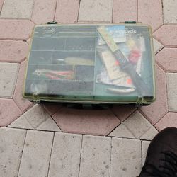 Fishing Tackle Box With Tools,lures,hooks,etc