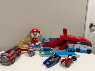Paw Patrol Toy Set with Vehicles and Figures