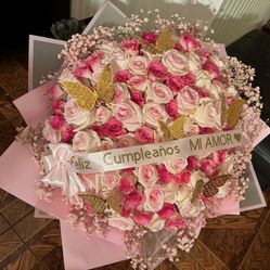 Ramos De Rosas Buchonas /Flowers/Flores/Bouquets/ Ramos/Roses/ Buchones buchon