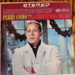 Perry Como Sings Merry Christmas Music Album 