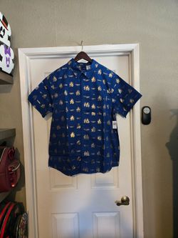 NWT Disneyland 70th Anniversary Button-Up Shirt