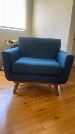 Accent Lounge Chair- Navy Blue