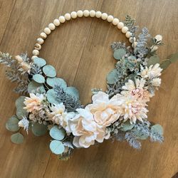 Light Floral Wreath 