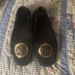 Tory Burch Black Suede Shoes