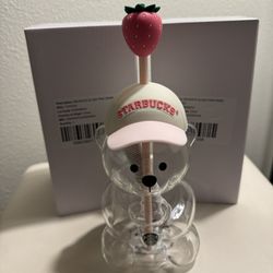 Starbucks Limited Strawberry Bear Cup