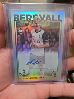 Soccer card auto Tottenham