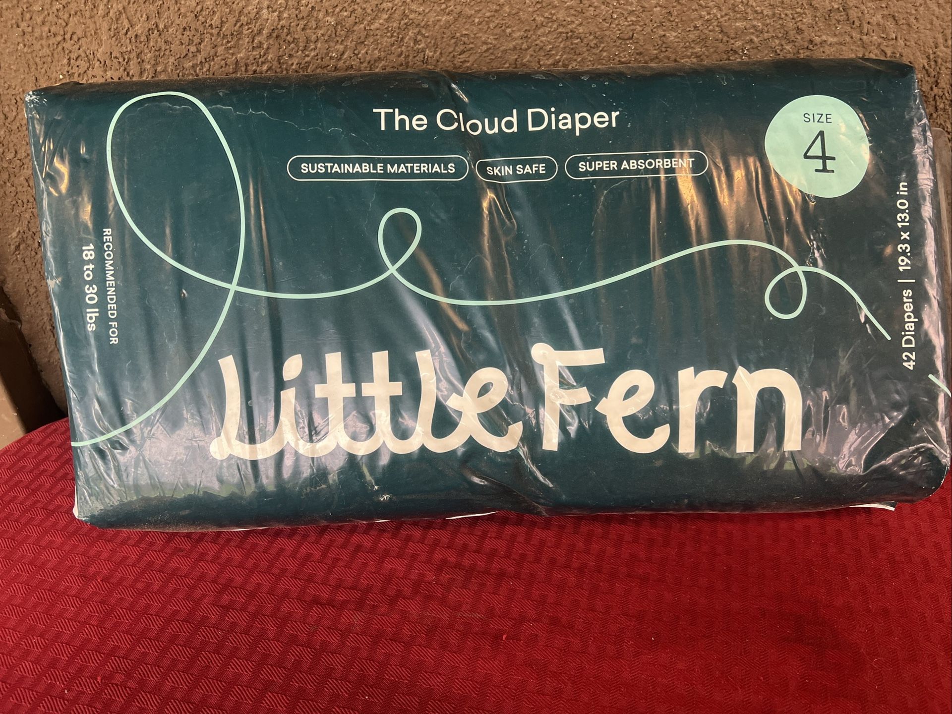Little Fern The Cloud Diaper Super Absorbent Size 4 42 Pack The Cloud Diaper