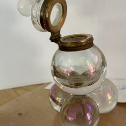 Hinged Iridescent Perfume Bottle
