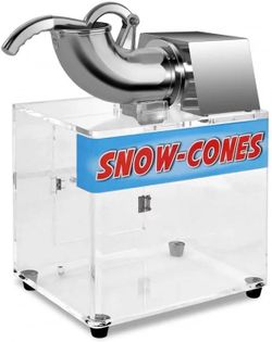 Snow cone machine