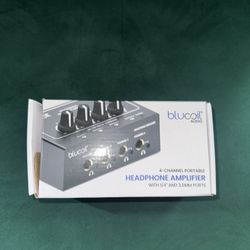 blucoil audio - 4 channel portable headphone amplifier 