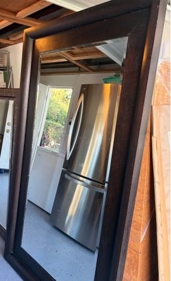 Mirror large beveled glass