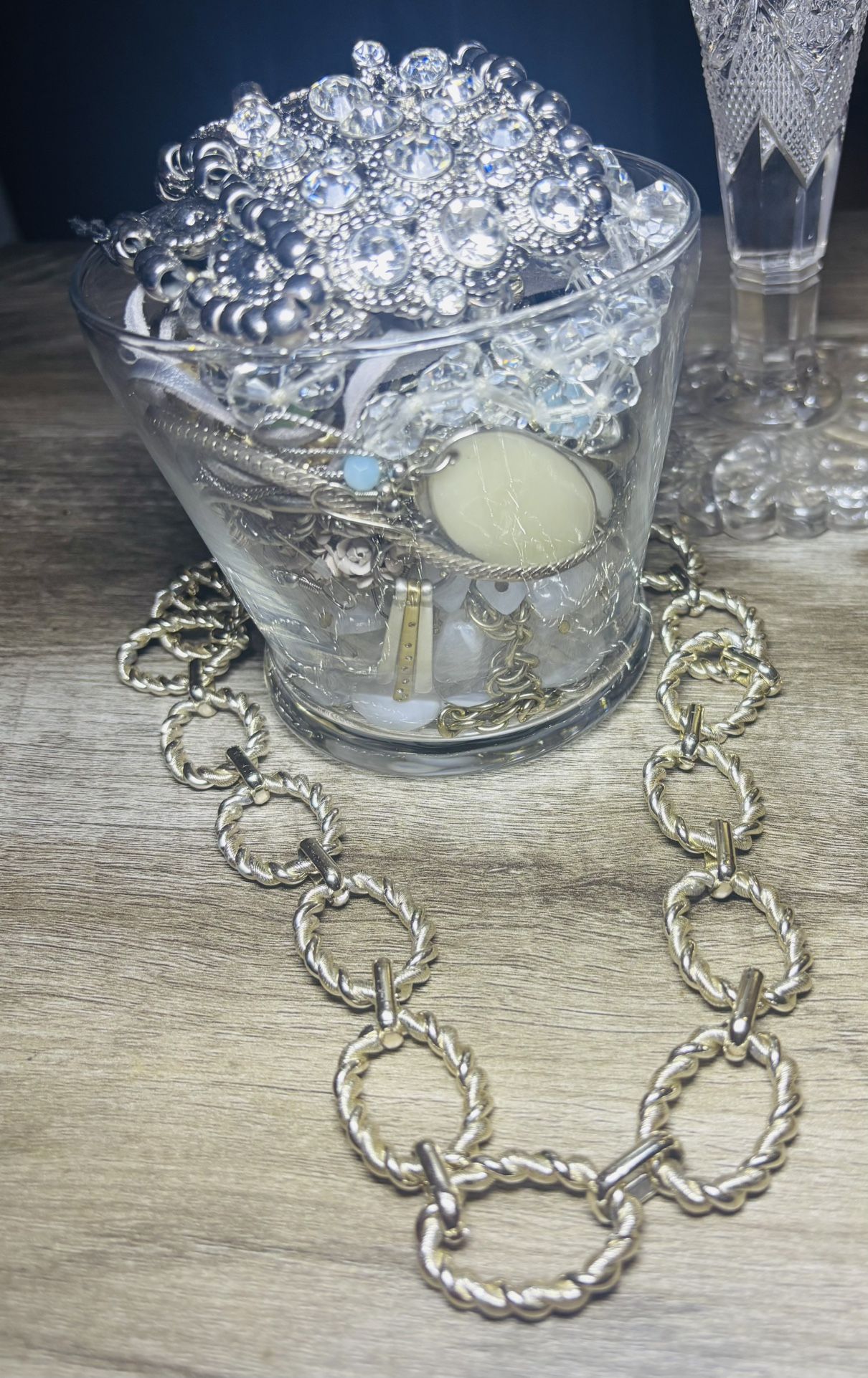 Crystal Jewelry Jar