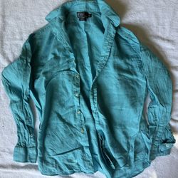 Polo Ralph Lauren, Long-sleeved Shirt, 100% Linen, New w/o tags