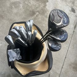 Callaway Big Bertha Golf Set, With Taylormade RBladez Irons And Brand New Infinite Wilson Putter