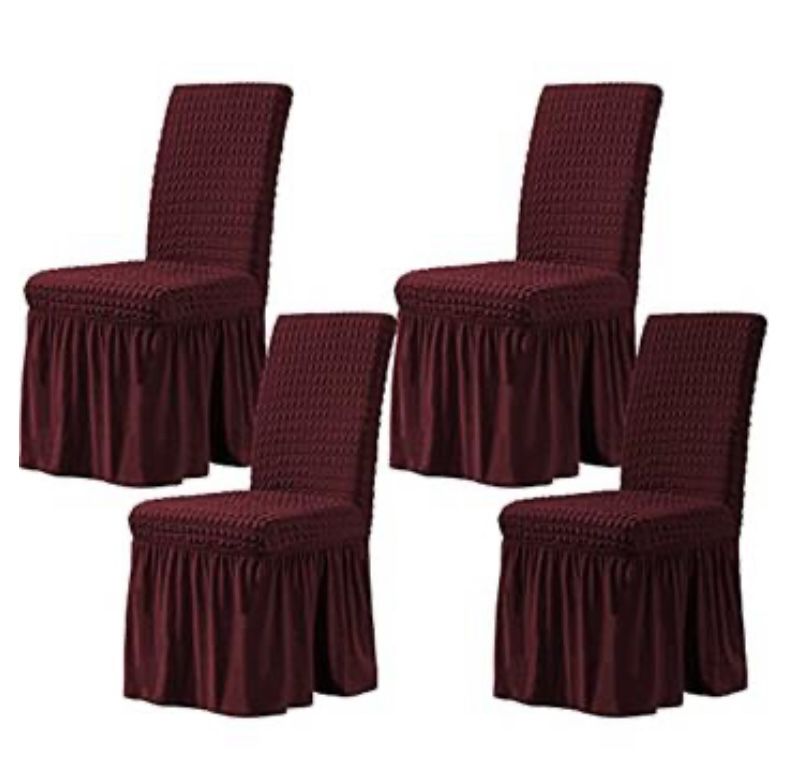 Chair Covers Wine Colored