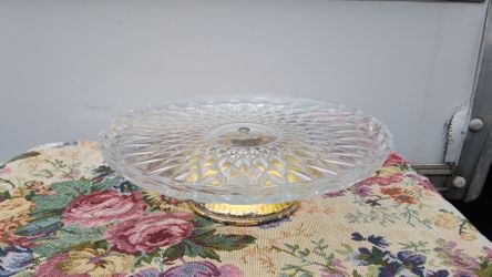 Glass Cake Plate