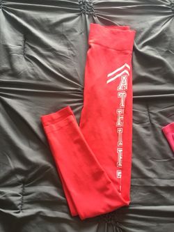 Red yoga leggings fit s/m