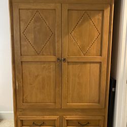 Antique Armoire *heavy* Well Built // Custom