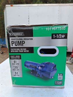 Everbilt 1-1/2 HP Irrigation Pump