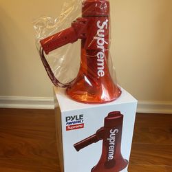  Supreme x Pyle Waterproof Megaphone Red