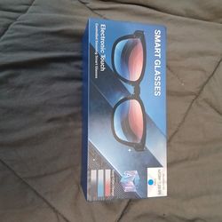 Smart AI glasses with 10 different tent of blue