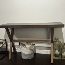 Wood End Table
