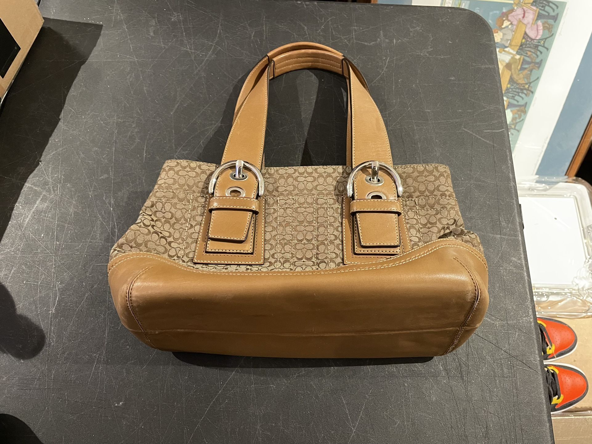 Coach Soho Mini Signature Tote Excellent Condition Clean (Model: F10927)
