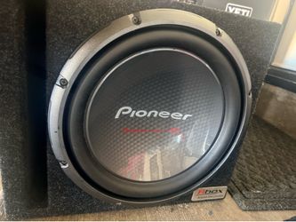 12 inch pioneer with amp and epi