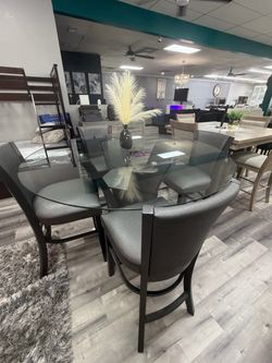EN OFERTA COMEDOR VIDRIO GREY 🚛😍😎🔥🌹🤓