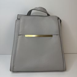 MADISON WEST Leather Backpack Light Purple