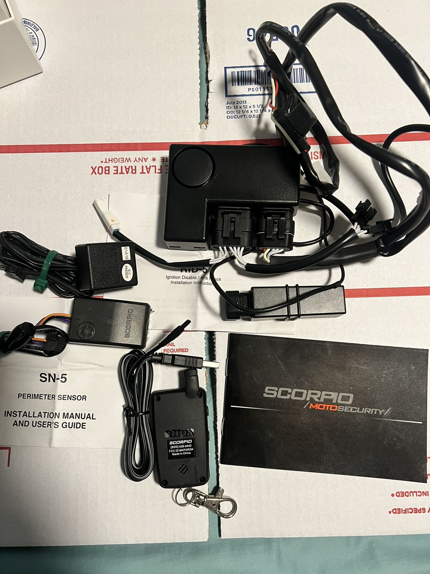 Scorpio Alarm SRX-900 RFID Motorcycle Alarm for Sale in Waipahu