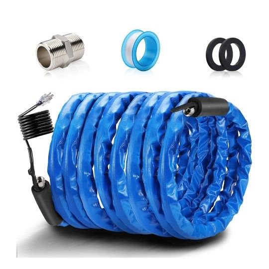 100FT Heated Drinking Water Hose 2.0 for Rv Garden Home with Energy Saving Thermostat1/2