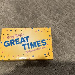 Learn Multiplication Flash Cards