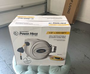 Retractable power hose reel