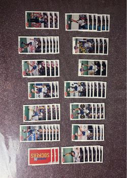 1990-91 San Diego Sockers indoor soccer trading cards.