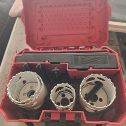 Milwaukee Hole Saw Bits. Used Once