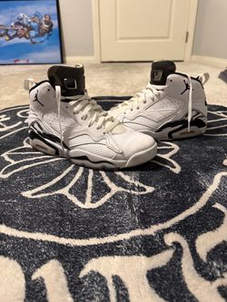 Air Jordan 6 White Black High-Top Sneakers